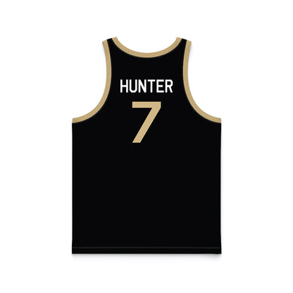 Purdue - NCAA Women's Basketball : Kyndall Hunter - Hardwood Reissue Basketball Jersey-1
