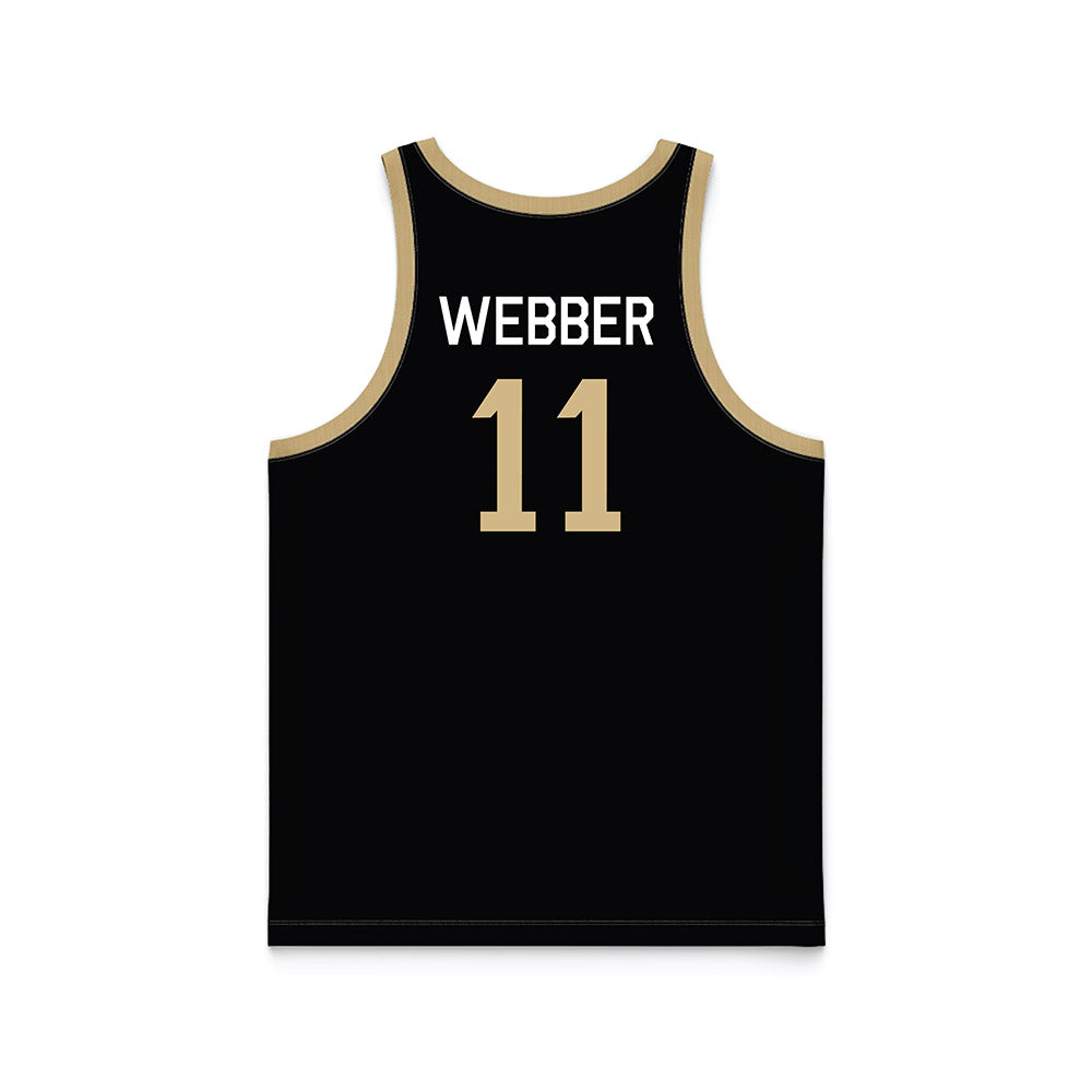 Purdue - NCAA Men's Basketball : Jacob Webber - Hardwood Reissue Basketball Jersey-1