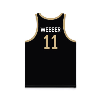 Purdue - NCAA Men's Basketball : Jacob Webber - Hardwood Reissue Basketball Jersey-1