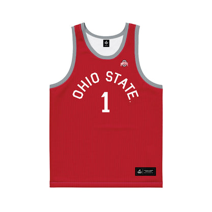 Ohio State - NCAA Men's Basketball : Amare Bynum - Red Hardwood Basketball Jersey-0