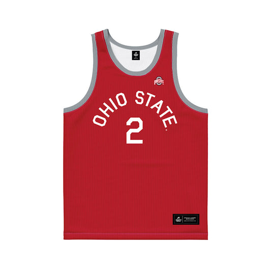Ohio State - NCAA Men's Basketball : Bruce Thornton - Red Hardwood Basketball Jersey-0