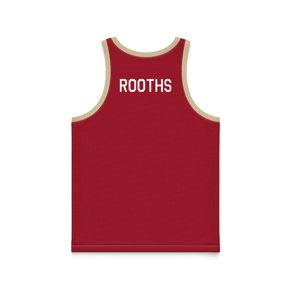 Oklahoma - NCAA Men's Basketball : Khani Rooths - Hardwood Reissue Basketball Jersey-1