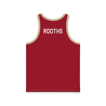 Oklahoma - NCAA Men's Basketball : Khani Rooths - Hardwood Reissue Basketball Jersey-1