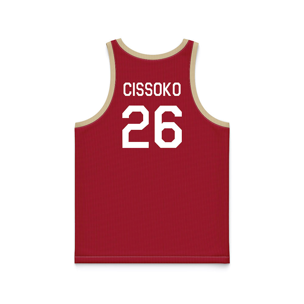 Oklahoma - NCAA Women's Basketball : Daffa Cissoko - Hardwood Reissue Basketball Jersey-1