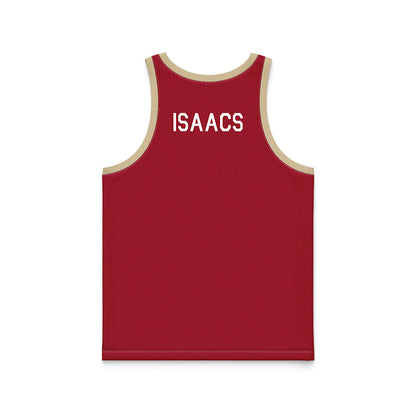 Oklahoma - NCAA Men's Basketball : Richard Isaacs - Hardwood Reissue Basketball Jersey-1