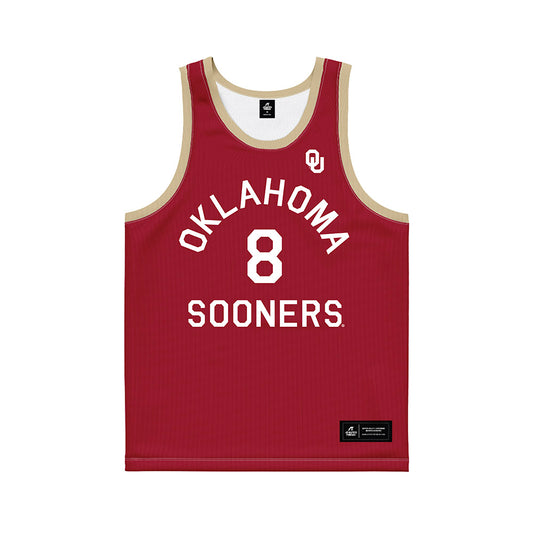 Oklahoma - NCAA Men's Basketball : Kai Rogers - Hardwood Reissue Basketball Jersey-0
