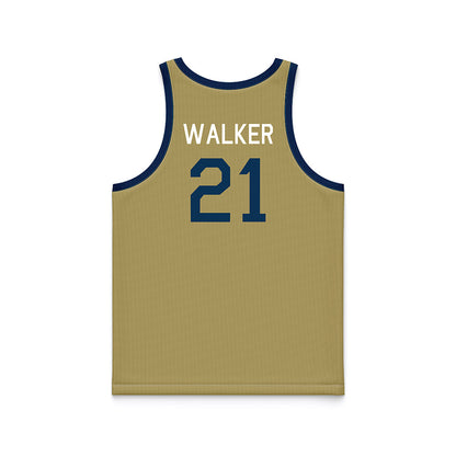 Georgia Tech - NCAA Women's Basketball : Talayah Walker - Hardwood Reissue Basketball Jersey-1