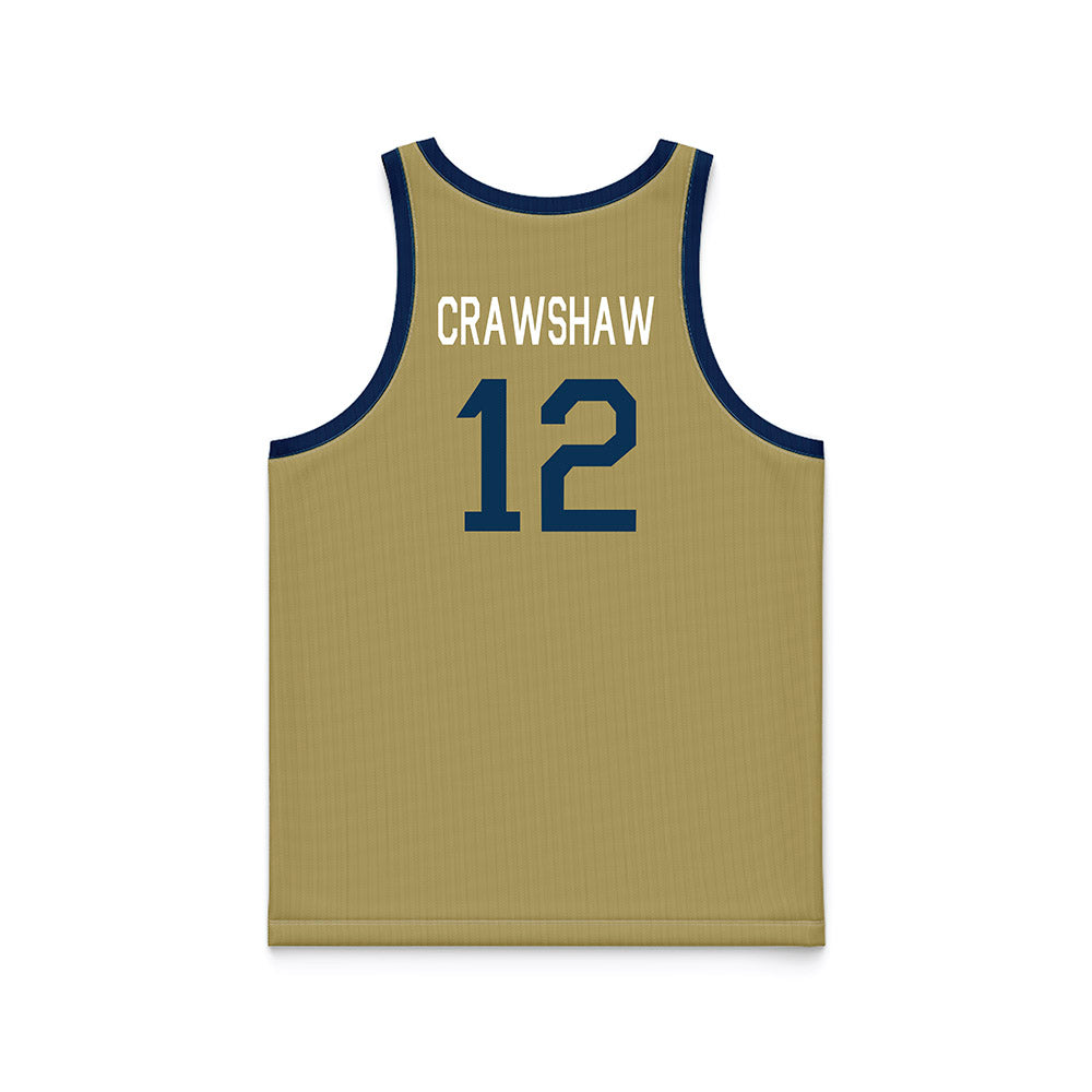Georgia Tech - NCAA Women's Basketball : Jada Crawshaw - Hardwood Reissue Basketball Jersey-1
