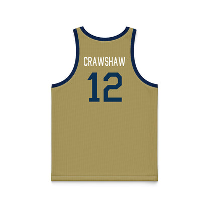 Georgia Tech - NCAA Women's Basketball : Jada Crawshaw - Hardwood Reissue Basketball Jersey-1