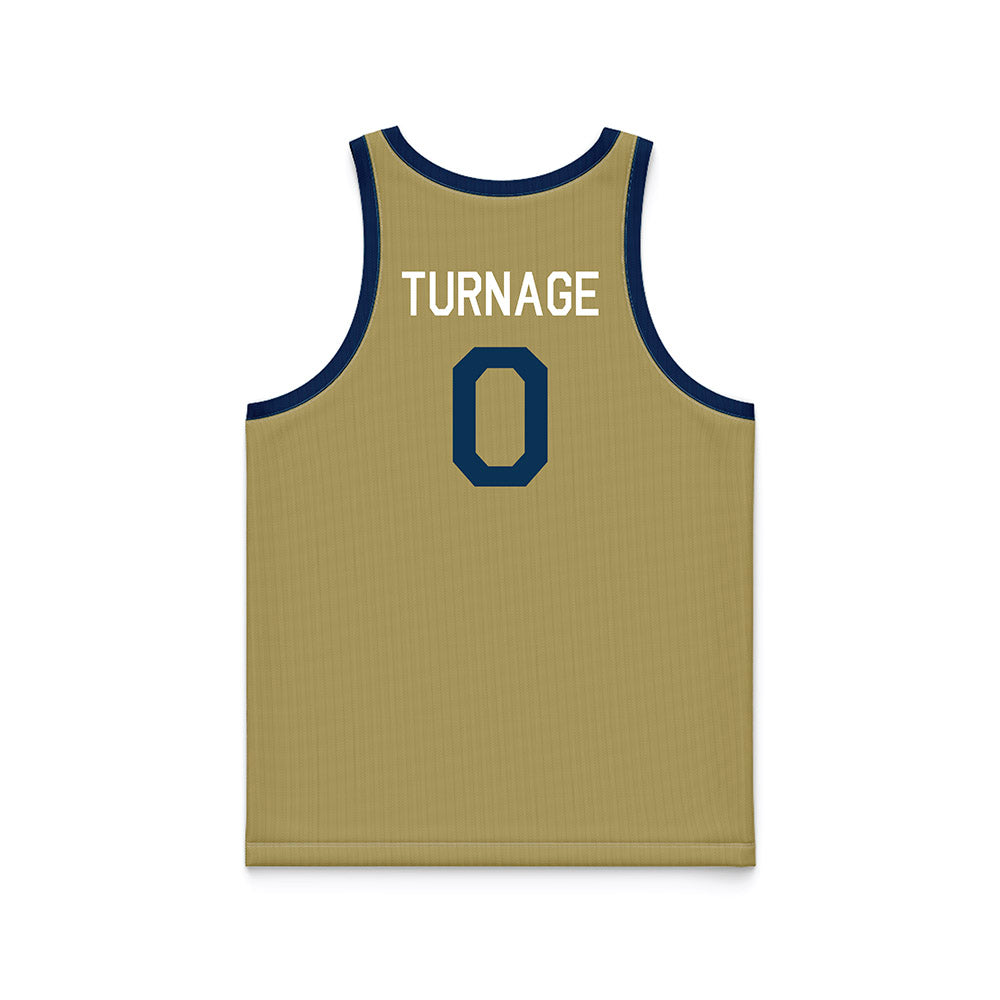 Georgia Tech - NCAA Women's Basketball : Brianna Turnage - Hardwood Reissue Basketball Jersey-1