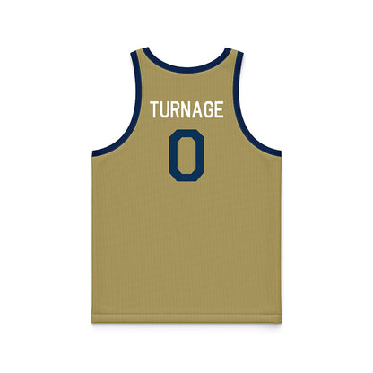 Georgia Tech - NCAA Women's Basketball : Brianna Turnage - Hardwood Reissue Basketball Jersey-1