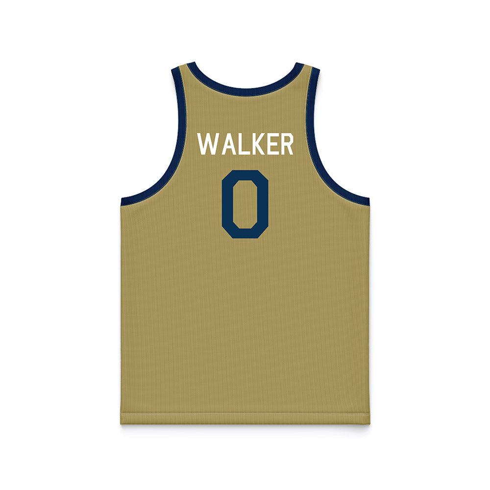 Georgia Tech - NCAA Women's Basketball : Kyndal Walker - Hardwood Reissue Basketball Jersey-1