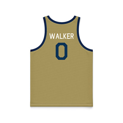 Georgia Tech - NCAA Women's Basketball : Kyndal Walker - Hardwood Reissue Basketball Jersey-1