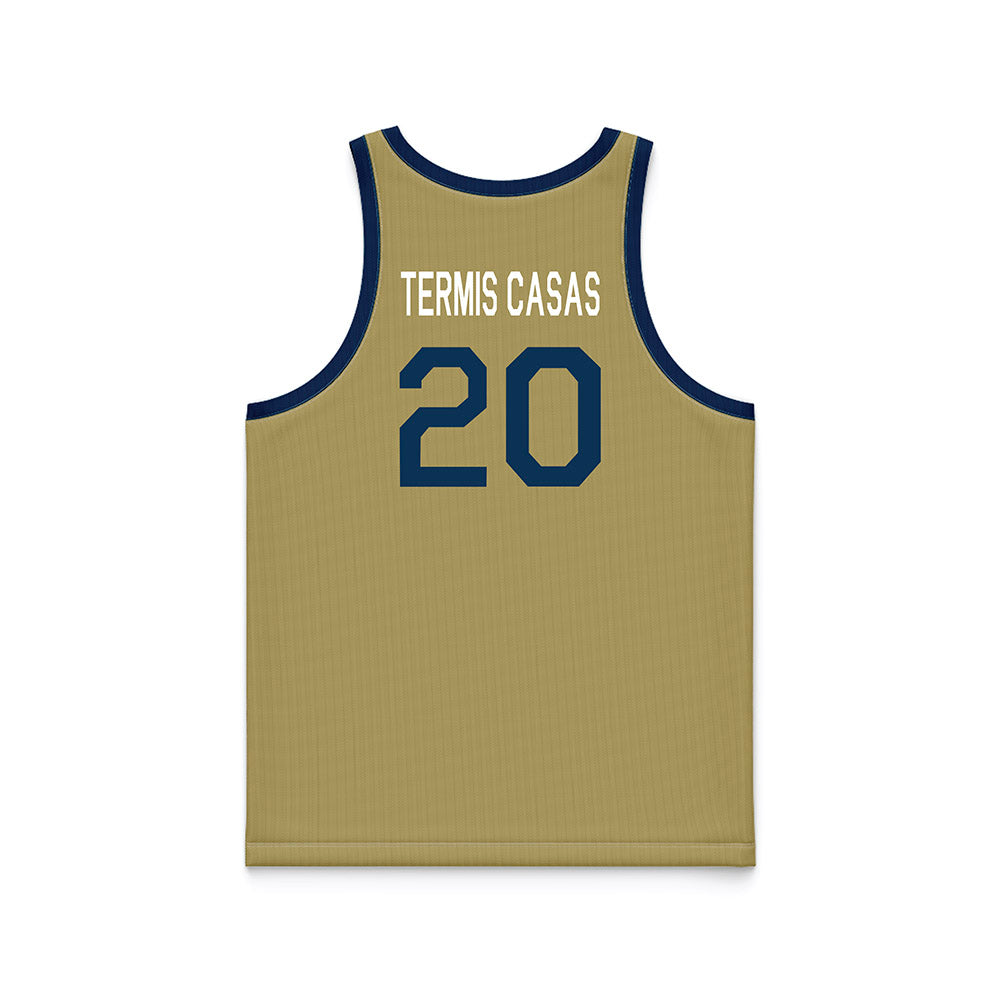 Georgia Tech - NCAA Women's Basketball : Ariadna Termis Casas - Hardwood Reissue Basketball Jersey-1
