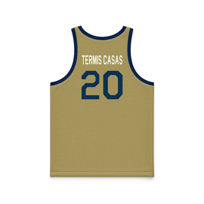 Georgia Tech - NCAA Women's Basketball : Ariadna Termis Casas - Hardwood Reissue Basketball Jersey-1