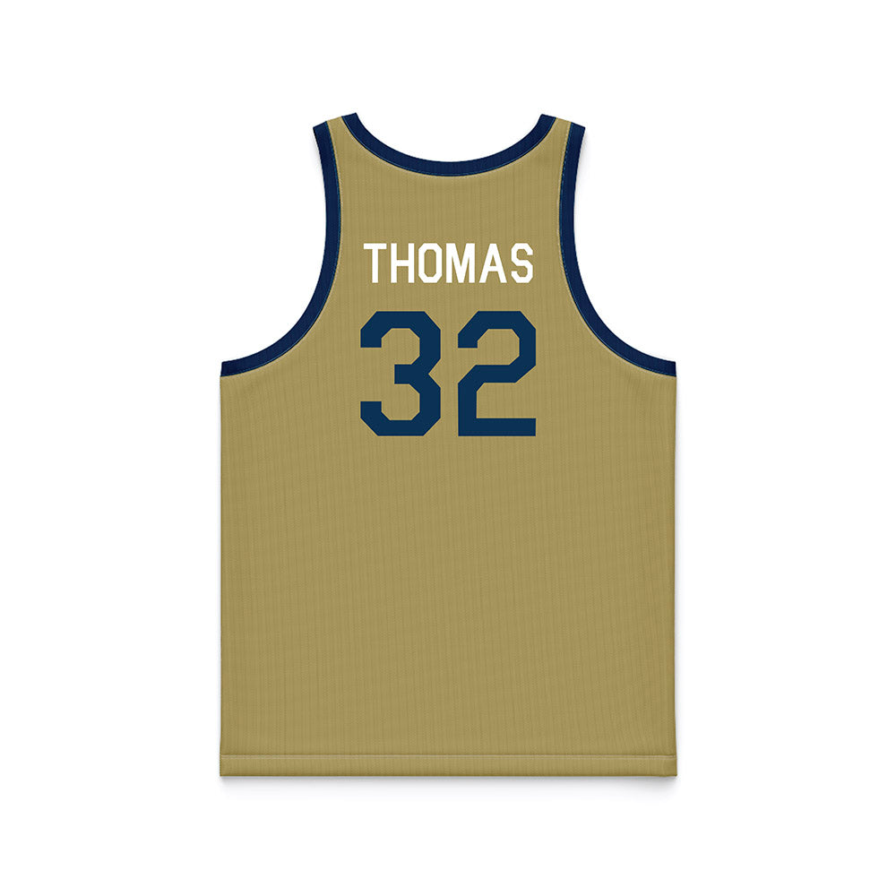 Georgia Tech - NCAA Women's Basketball : D'Asia Thomas - Hardwood Reissue Basketball Jersey-1