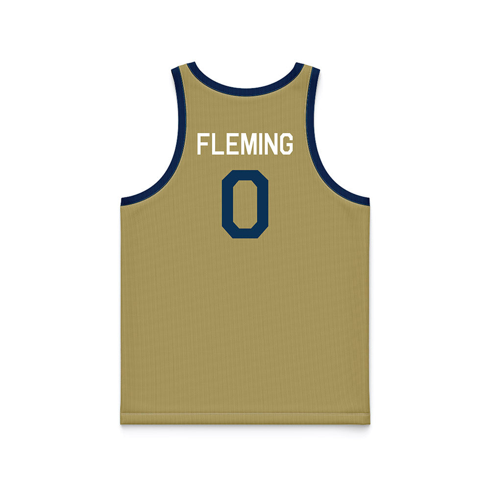 Georgia Tech - NCAA Men's Basketball : Akai Fleming - Hardwood Reissue Basketball Jersey-1