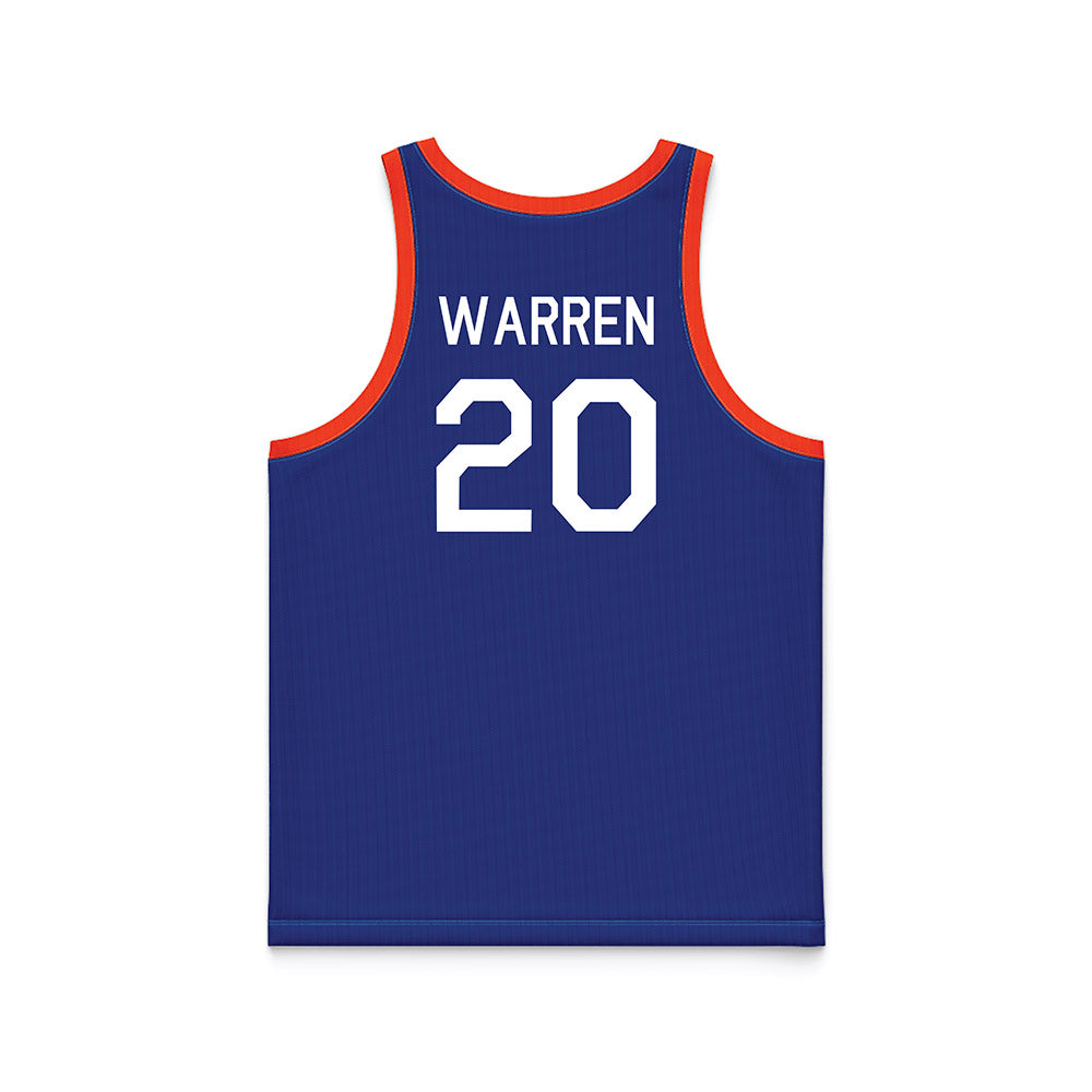 Florida - NCAA Women's Basketball : Jeriah Warren - Hardwood Reissue Basketball Jersey-1