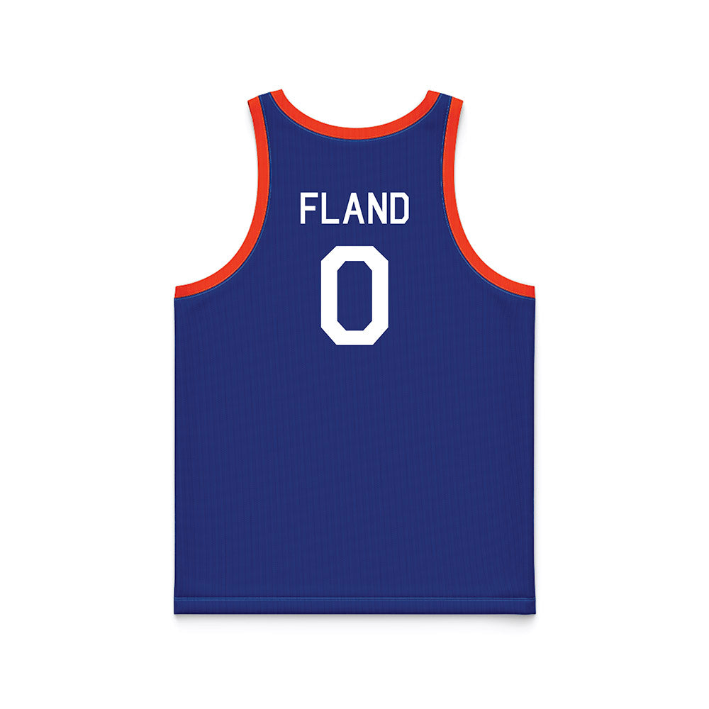Florida - NCAA Men's Basketball : Johnuel Fland - Hardwood Reissue Basketball Jersey-1