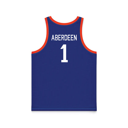 Florida - NCAA Men's Basketball : Denzel Aberdeen - Hardwood Reissue Basketball Jersey-1