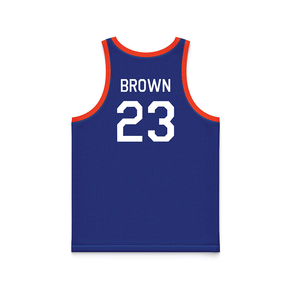Florida - NCAA Men's Basketball : AJ Brown - Hardwood Reissue Basketball Jersey-1