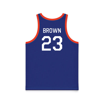 Florida - NCAA Men's Basketball : AJ Brown - Hardwood Reissue Basketball Jersey-1