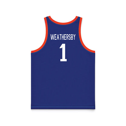 Florida - NCAA Women's Basketball : Jade Weathersby - Hardwood Reissue Basketball Jersey-1
