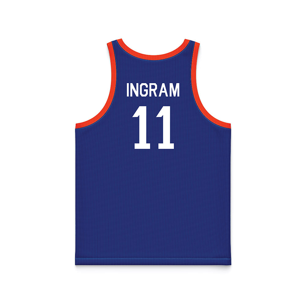 Florida - NCAA Men's Basketball : CJ Ingram - Hardwood Reissue Basketball Jersey-1
