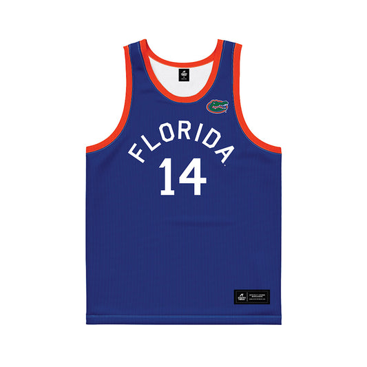 Florida - NCAA Women's Basketball : Caterina Piatti - Hardwood Reissue Basketball Jersey-0