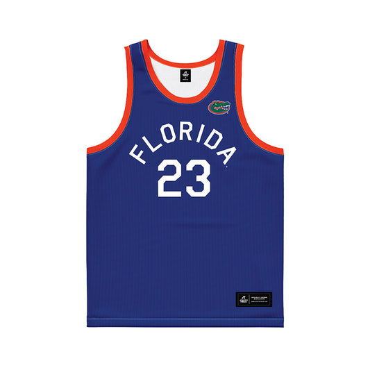 Florida - NCAA Men's Basketball : AJ Brown - Hardwood Reissue Basketball Jersey-0