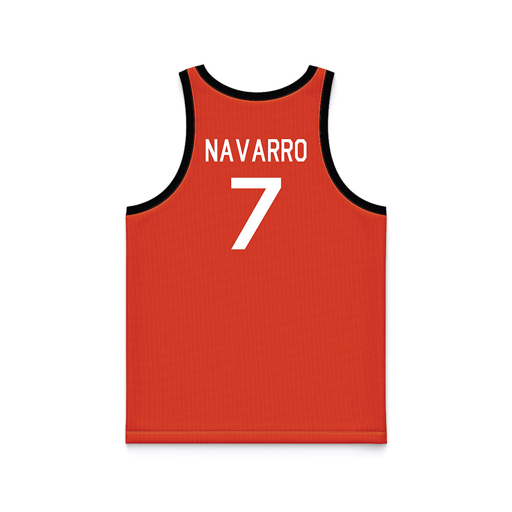 Oregon State - NCAA Women's Basketball : Lucia Navarro - Hardwood Reissue Basketball Jersey-1
