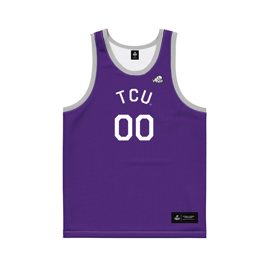 TCU - NCAA Men's Basketball : Jace Posey - Purple Hardwood Basketball Jersey-0