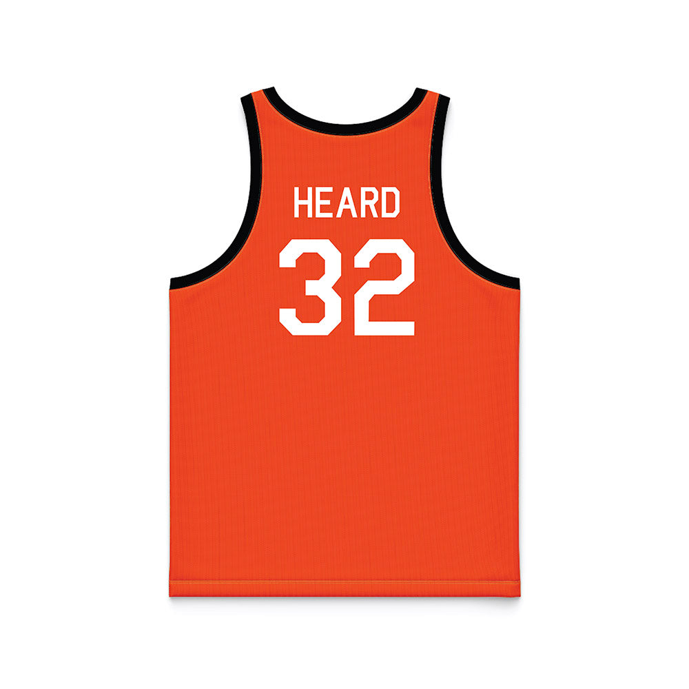 Oklahoma State - NCAA Women's Basketball : Stailee Heard - Orange Hardwood Basketball Jersey-1