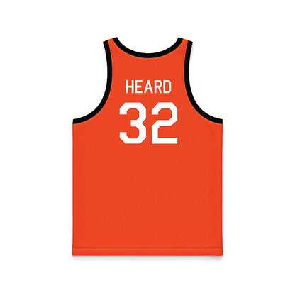 Oklahoma State - NCAA Women's Basketball : Stailee Heard - Orange Hardwood Basketball Jersey-1