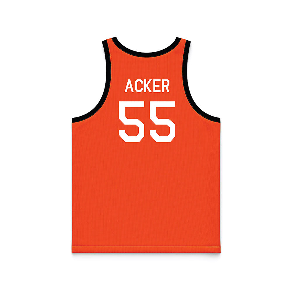 Oklahoma State - NCAA Women's Basketball : Faith Acker - Orange Hardwood Basketball Jersey-1