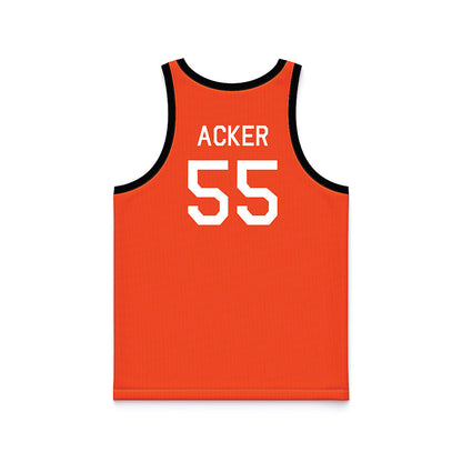 Oklahoma State - NCAA Women's Basketball : Faith Acker - Orange Hardwood Basketball Jersey-1