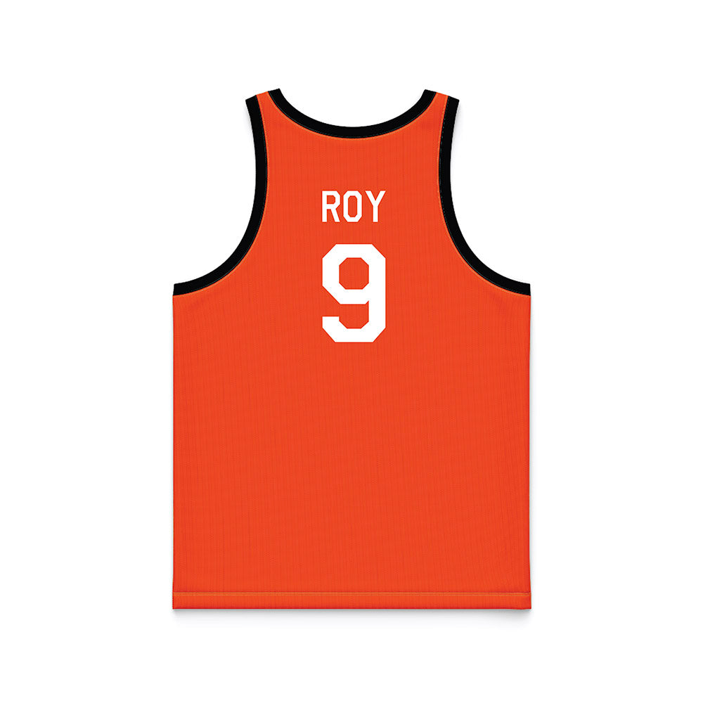 Oklahoma State - NCAA Men's Basketball : Anthony Roy - Orange Hardwood Basketball Jersey-1