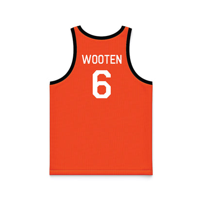 Oklahoma State - NCAA Women's Basketball : Jadyn Wooten - Orange Hardwood Basketball Jersey-1
