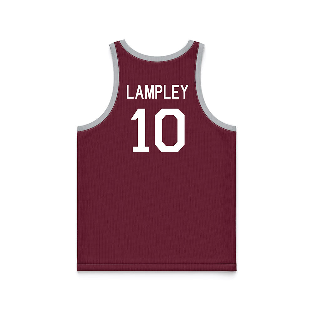 Mississippi State - NCAA Women's Basketball : Jaylah Lampley - Maroon Hardwood Basketball Jersey-1