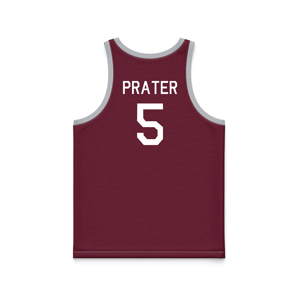 Mississippi State - NCAA Women's Basketball : Chandler Prater - Maroon Hardwood Basketball Jersey-1