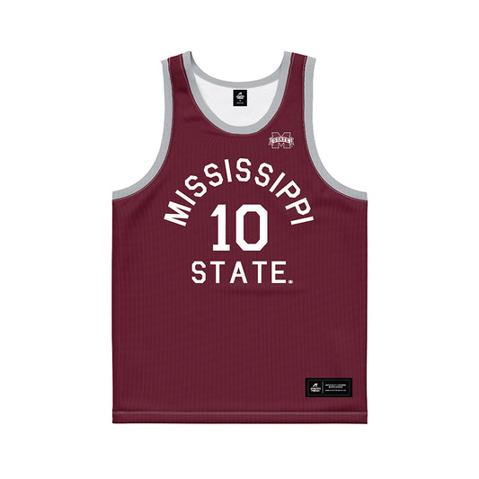 Mississippi State - NCAA Women's Basketball : Jaylah Lampley - Maroon Hardwood Basketball Jersey-0