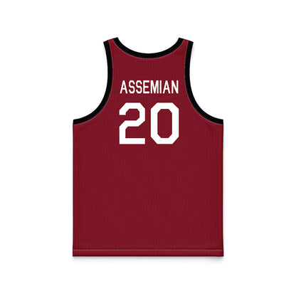 South Carolina - NCAA Men's Basketball : Hayden Assemian - Hardwood Reissue Basketball Jersey-1