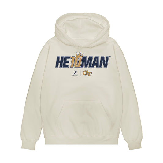 Georgia Tech - NCAA Football : Haynes King - Heisman Premium Hooded Sweatshirt-0