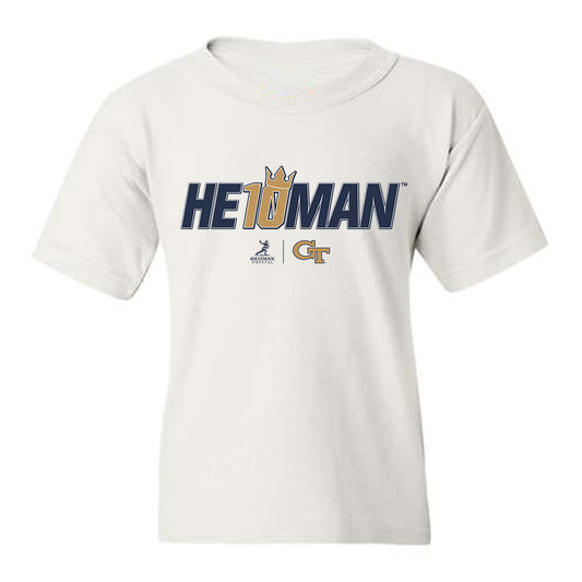 Georgia Tech - NCAA Football : Haynes King - Heisman Youth T-Shirt-0