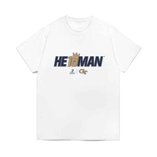 Georgia Tech - NCAA Football : Haynes King - Heisman Comfort Colors T-Shirt-0