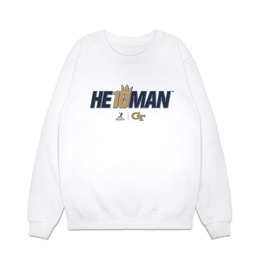 Georgia Tech - NCAA Football : Haynes King - Heisman Premium Crewneck Sweatshirt-0