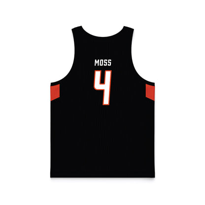 UTSA - NCAA Men's Basketball : Brent Moss - Black Basketball Jersey-1