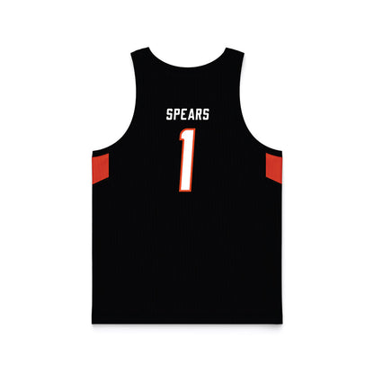 UTSA - NCAA Men's Basketball : Amir Spears - Black Basketball Jersey-1