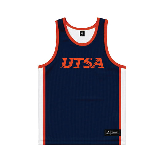 UTSA - NCAA Men's Basketball : Josiah LeGree - Navy Basketball Jersey-0
