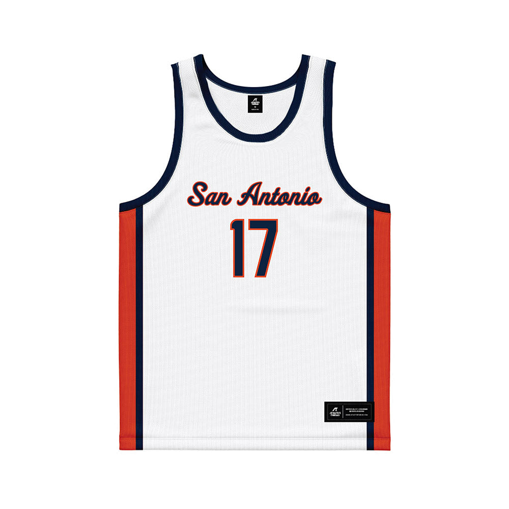 UTSA - NCAA Men's Basketball : Stanley Borden - White Basketball Jersey-0